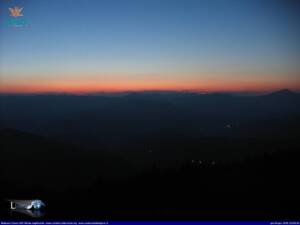 Il tramonto dal Monte Laghicciolo (GE)